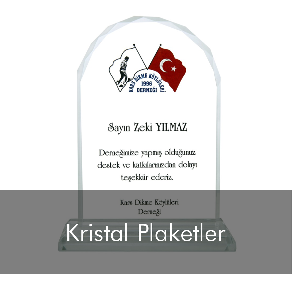 Kristal Plaketler