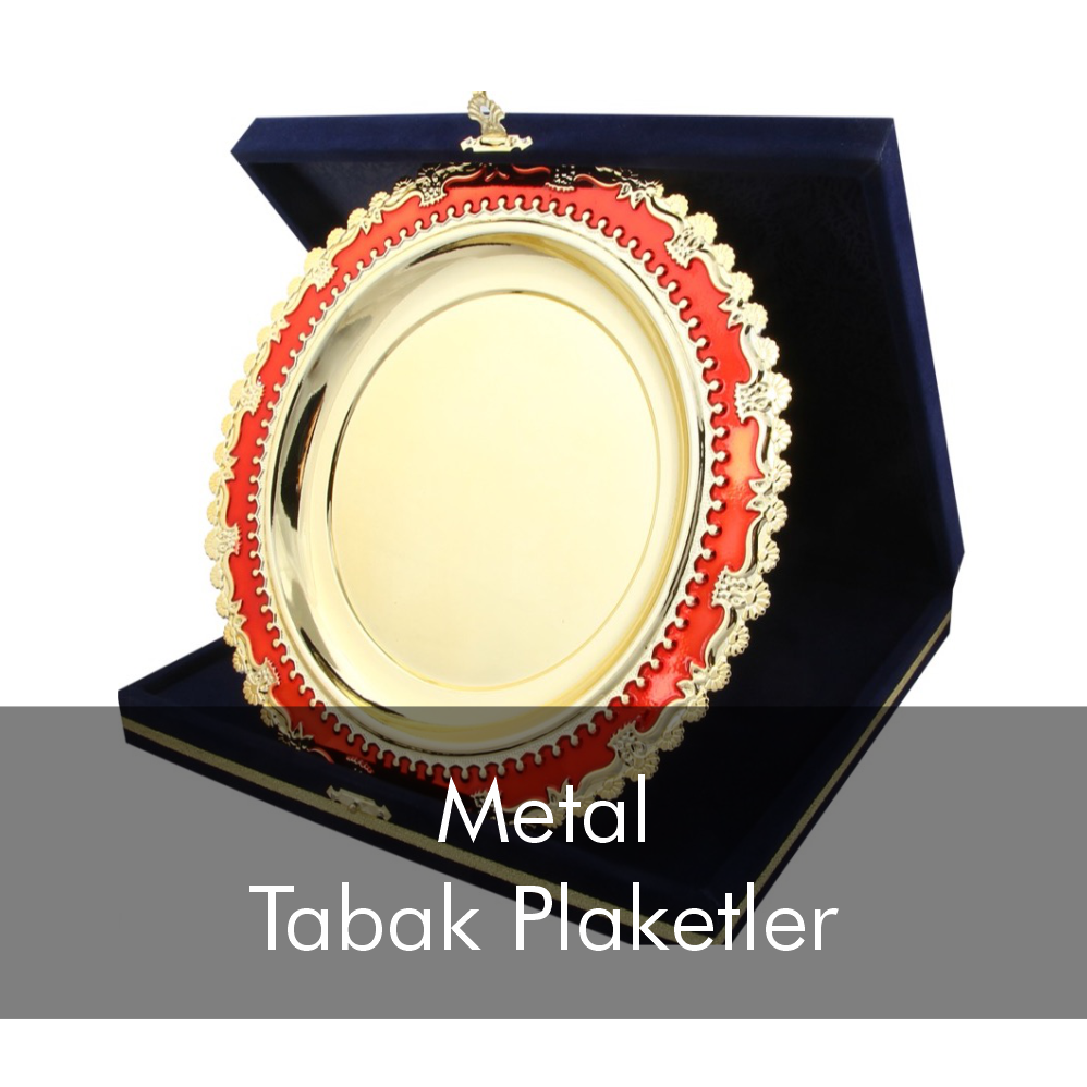 Metal Tabak Plaketler